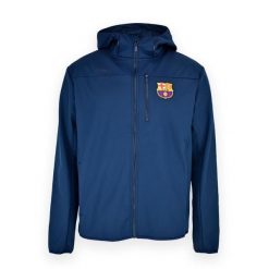 Kurtka softshell FC Barcelona niebieska. Niebieskie kurtki damskie FC BARCELONA, na jesień, s, bez wzorów, z softshellu, bez kaptura. W wyprzedaży za 419.75 zł.