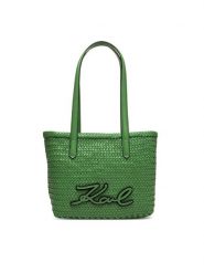 KARL LAGERFELD Torebka B2W30206 Zielony. Zielone torebki klasyczne damskie KARL LAGERFELD, ze skóry, bez dodatków. Za 1,499.00 zł.