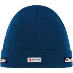 Czapka Eisbar Renan OS MÜ RL SKA. Niebieskie czapki damskie Eisbär, bez wzorów. W wyprzedaży za 152.50 zł.