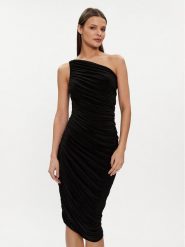 NORMA KAMALI Sukienka koktajlowa KK2223PL667001 Czarny Slim Fit. Czarne sukienki damskie Norma Kamali, bez wzorów, z syntetyku, wizytowe, bez ramiączek. Za 1,399.00 zł.