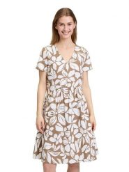 Vera Mont Sukienka w kolorze biało-beżowym rozmiar: 48. Białe sukienki damskie Vera Mont, bez wzorów, bez ramiączek. Za 173.99 zł.