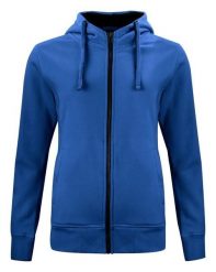 Clique Classic Hoody Full Zip Women - damska bluza z kapturem. Niebieskie bluzy damskie CLIQUE, s, bez wzorów, z bawełny, z kapturem. Za 337.15 zł.