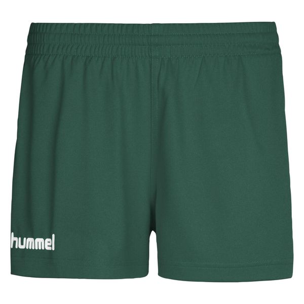 Spodenki sportowe damskie Hummel Core Womens Shorts. Zielone spodenki sportowe damskie Hummel, xl, bez wzorów, do piłki nożnej. Za 37.00 zł.