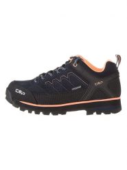 CMP Skórzane buty trekkingowe "Moon Low" w kolorze czarno-pomarańczowym rozmiar: 36. Czarne obuwie trekkingowe damskie CMP, z materiału, bez zapięcia. Za 202.02 zł.