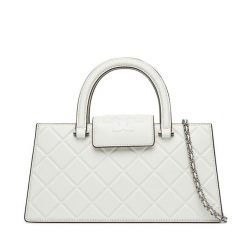 Torebka Tory Burch. Białe torebki klasyczne damskie Tory Burch, bez dodatków. Za 1,869.00 zł.