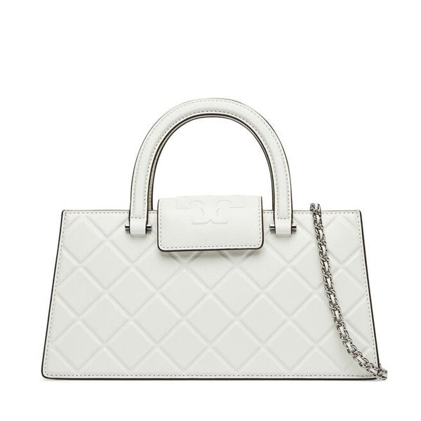 Torebka Tory Burch. Białe torebki klasyczne damskie Tory Burch, bez dodatków. Za 2,379.00 zł.