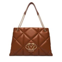 Torebka LOVE MOSCHINO. Brązowe torebki klasyczne damskie Love Moschino, bez dodatków. Za 1,099.00 zł.