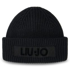 Czapka Liu Jo. Czarne czapki damskie Liu Jo, na zimę, bez wzorów. Za 179.99 zł.