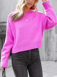 LA Angels Sweter w kolorze różowym rozmiar: S. Różowe swetry klasyczne damskie LA Angels, s, bez kołnierzyka. Za 197.17 zł.