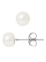 Pearl Addict Kolczyki-wkrętki z perłami w kolorze białym rozmiar: onesize. Białe kolczyki damskie Pearl Addict, z perłą, srebrne. Za 130.99 zł.