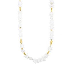 Purelei Purelei Naszyjnik Wela Naszyjniki 1 ct Damski. Czerwone naszyjniki damskie Purelei, z perłą, pozłacane. Za 175.39 zł.