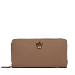 Portfel PINKO. Brązowe portfele damskie Pinko, bez wzorów. Za 449.99 zł.