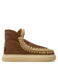 Mou Śniegowce Eskimo Sneaker Bold FW411000B Brązowy. Brązowe śniegowce damskie Mou, ze skóry. Za 1,149.00 zł.