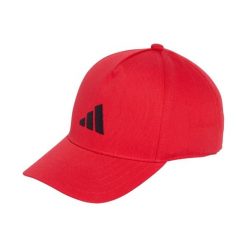 Czapka z daszkiem adidas Baseball. Czerwone czapki z daszkiem damskie Adidas, na zimę, bez wzorów. Za 58.99 zł.