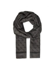 Guess Szal AW5341 POL03 Czarny. Czarne szaliki damskie Guess, z aplikacjami, z poliesteru. Za 199.99 zł.