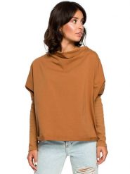 Be Wear Bluza w kolorze musztardowym rozmiar: S/M. Pomarańczowe bluzy damskie Be Wear, m, bez wzorów, bez kaptura. Za 118.56 zł.