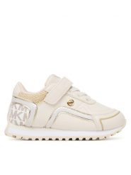 MICHAEL Michael Kors Sneakersy MK03003256 Écru. Buty sportowe dziewczęce MICHAEL Michael Kors, bez wzorów, ze skóry, bez zapięcia. Za 399.99 zł.