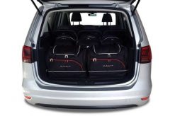 Torby Do Bagażnika Vw Sharan 2010-2022 5Szt Kjust. Czarne torby podróżne KJUST, bez wzorów, z kauczuku. Za 1,660.00 zł.