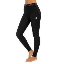 Legginsy termoaktywne do sportów zimowych damskie SIROKO Blink. Czarne legginsy damskie SIROKO, l, bez wzorów. W wyprzedaży za 127.00 zł.