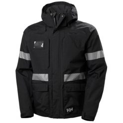 Kurtka narciarska Helly Hansen Tower 19. Czarne kurtki damskie Helly Hansen, na zimę, bez wzorów, bez kaptura. Za 2,298.00 zł.