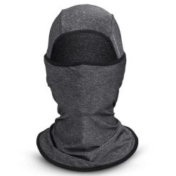 Czapka z pełnym zakryciem, przeciwsłoneczna, oddychająca. Szare czapki z daszkiem damskie ROCKBROS, bez wzorów, z jedwabiu. Za 74.00 zł.