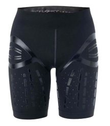 Spodenki Floky Activator Dorosłych. Czarne spodenki sportowe damskie FLOKY, m, bez wzorów, z materiału, na fitness i siłownię. Za 407.90 zł.