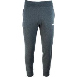 Spodnie damskie Puma ESS Sweatpants FL. Szare spodnie sportowe damskie Puma, bez wzorów, z bawełny. Za 244.82 zł.