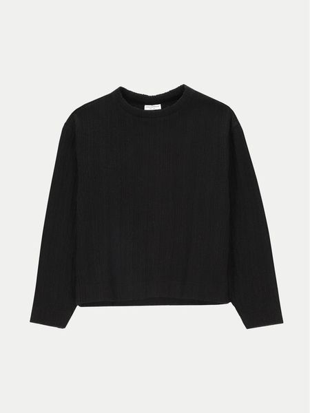 Coccodrillo Bluza ZC4133001EPG Czarny Regular Fit. Czarne bluzy dziewczęce COCCODRILLO, bez wzorów, z bawełny, bez ramiączek, bez kaptura. Za 59.99 zł.