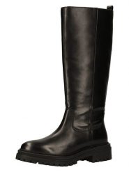 Geox Kozaki w kolorze czarnym rozmiar: 37. Czarne kozaki damskie Geox, na zimę, z materiału, bez obcasa, bez zapięcia. Za 346.99 zł.