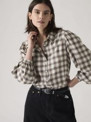 Levi's Koszula w kolorze beżowo-białym rozmiar: M. Białe koszule damskie Levi's, m, bez wzorów, bez kołnierzyka, bez ramiączek. Za 135.81 zł.