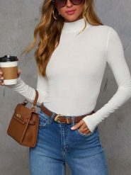 LA Angels Koszulka w kolorze kremowym rozmiar: S. Brązowe bluzki damskie LA Angels, s, bez wzorów, bez kołnierzyka, bez ramiączek. Za 113.99 zł.