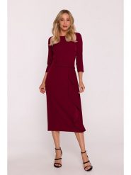Stylove Sukienka w kolorze bordowym rozmiar: S. Czerwone sukienki damskie Stylove, bez wzorów, bez ramiączek. Za 231.68 zł.