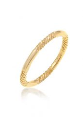 Elli Damy Bandring Basic Stacking toczone w 925 Sterling Silver Pierścionki 1 ct Damski. Szare pierścionki damskie Elli, srebrne. Za 177.64 zł.