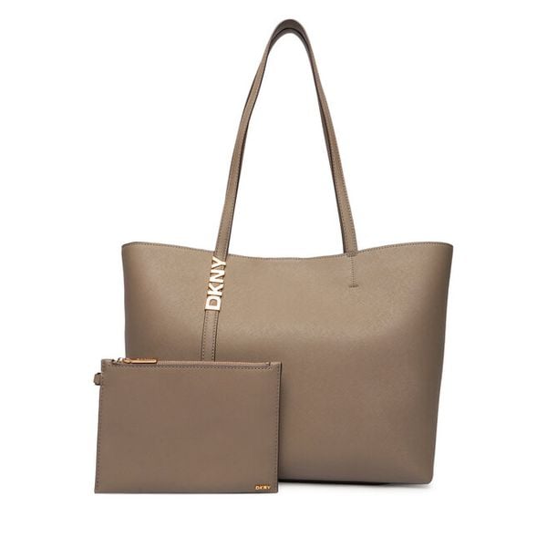 Torebka DKNY. Brązowe torebki klasyczne damskie DKNY, bez dodatków. Za 1,219.00 zł.