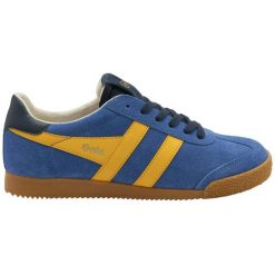 Sneakersy damscy Gola Elan Trainer. Niebieskie obuwie sportowe damskie Gola, bez zapięcia, trekkingowe. Za 470.50 zł.