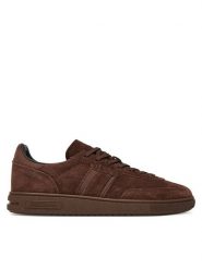 Polo Ralph Lauren Sneakersy Bedford 804975536004 Brązowy. Brązowe obuwie sportowe damskie Polo Ralph Lauren, ze skóry, bez zapięcia. Za 569.99 zł.
