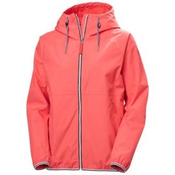 Damska kurtka wodoodporna Helly Hansen Koster. Czerwone kurtki sportowe damskie Helly Hansen, bez wzorów, bez kaptura. Za 633.50 zł.