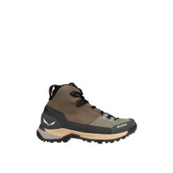 Buty trekkingowe damskie Puez Leather Mid Ptx Women. Brązowe obuwie trekkingowe damskie Salewa, ze skóry, bez zapięcia. Za 1,256.00 zł.