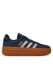 Adidas Sneakersy VL Court Bold JS4471 Granatowy. Niebieskie obuwie sportowe damskie Adidas, z materiału, bez zapięcia. Za 279.99 zł.