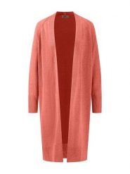 FYNCH-HATTON Lniany kardigan w kolorze pomarańczowym rozmiar: M. Pomarańczowe kardigany damskie Fynch-Hatton, m, bez wzorów, ze lnu. Za 173.99 zł.