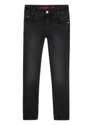 HUGO Jeansy G00380 S Czarny Skinny Fit. Czarne jeansy chłopięce Hugo, z bawełny. Za 199.99 zł.