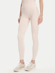 Guess Legginsy V5YB18 MC03W Różowy Slim Fit. Czerwone legginsy damskie Guess, s, z aplikacjami, z syntetyku. Za 199.99 zł.