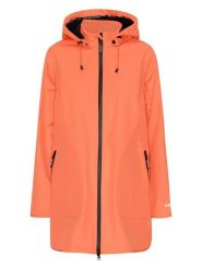 Ilse Jacobsen Płaszcz przeciwdeszczowy w kolorze pomarańczowym rozmiar: 44. Pomarańczowe płaszcze damskie Ilse Jacobsen, m, bez wzorów, bez kaptura. Za 297.97 zł.