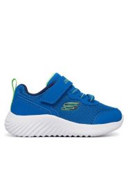 Skechers Sneakersy Bounder 403906N/BLU Niebieski. Niebieskie buty sportowe chłopięce Skechers, z materiału, bez zapięcia. Za 119.99 zł.