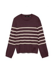 Vero Moda Sweter w kolorze brązowym rozmiar: L. Brązowe swetry klasyczne damskie Vero Moda, l, bez kołnierzyka. Za 101.23 zł.