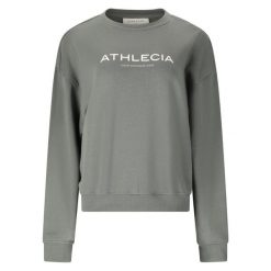 Bluza damska Athlecia Atkins. Niebieskie bluzy damskie Athlecia, bez wzorów, bez kaptura. Za 215.50 zł.