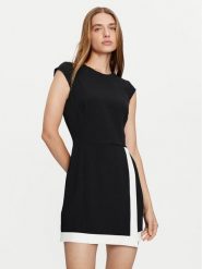 Imperial Sukienka koktajlowa AFAKIJX Czarny Slim Fit. Czarne sukienki damskie Imperial, bez wzorów, z syntetyku, wizytowe, bez ramiączek. Za 339.99 zł.