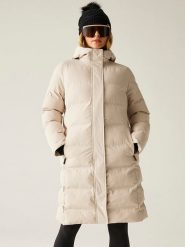 Dare 2b Płaszcz pikowany "Wander" w kolorze kremowym rozmiar: 44. Brązowe płaszcze damskie Dare 2b, m, bez wzorów, bez kaptura. Za 359.32 zł.