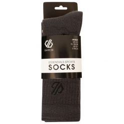 Skarpetki sportowe unisex Dare2B Essentials Sport 3-pak. Szare skarpetki damskie Dare 2b, bez wzorów, z bawełny. Za 50.00 zł.