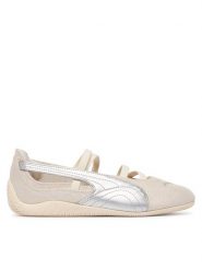 Puma Baleriny Speedcat Ballet Let it Shine Jr 407435 02 Biały. Białe baleriny dziewczęce Puma, bez wzorów, ze skóry, bez obcasa, bez zapięcia. Za 329.99 zł.